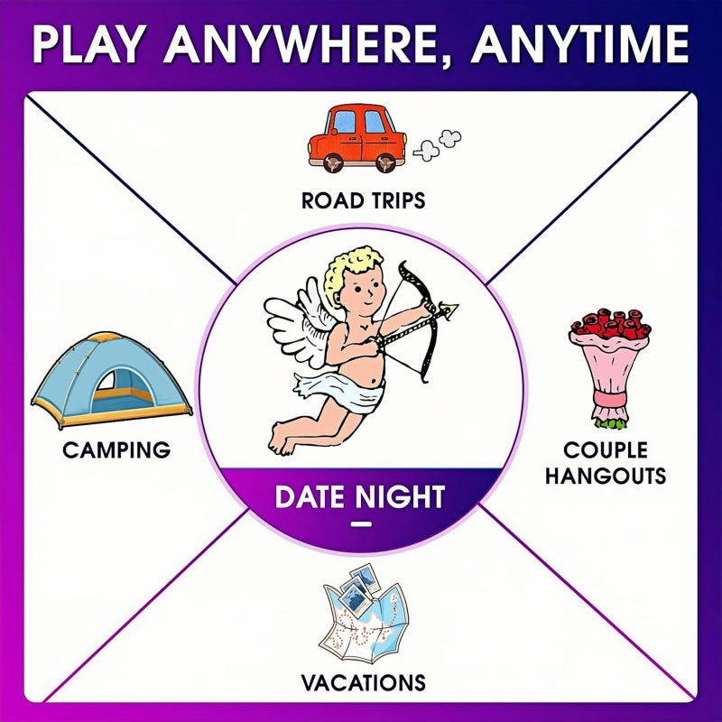 Acmejoy- Sex Game Position Cards Bedroom Battle Cards Date-Night Fun Couple Poker Games Improve Relationship Lube & Essential - Tophatter Daily Deals